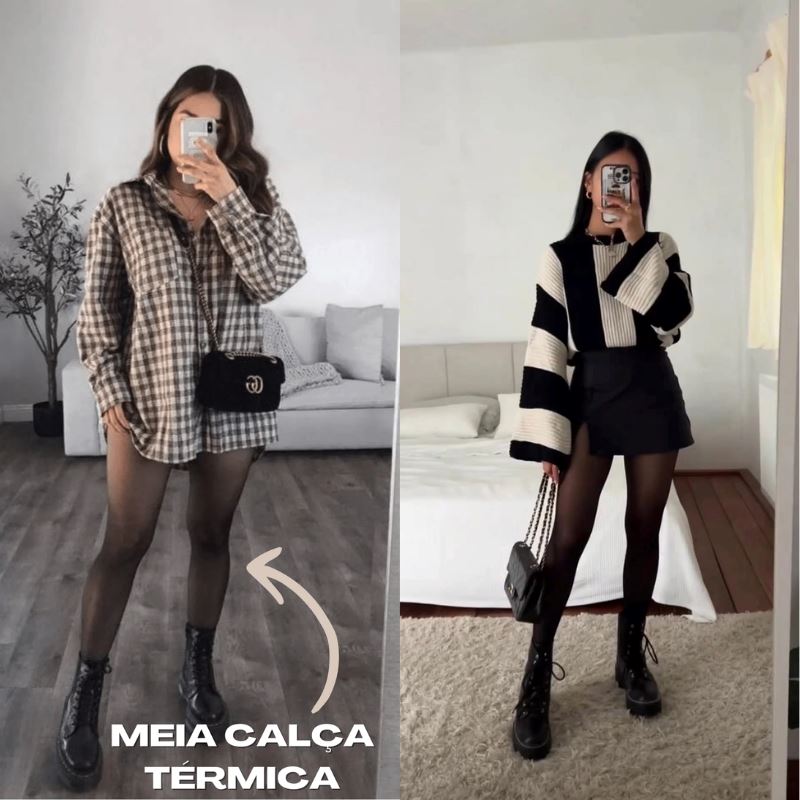 [Compre 1 e Leve 2] Meia Calça Peluciada de Inverno®